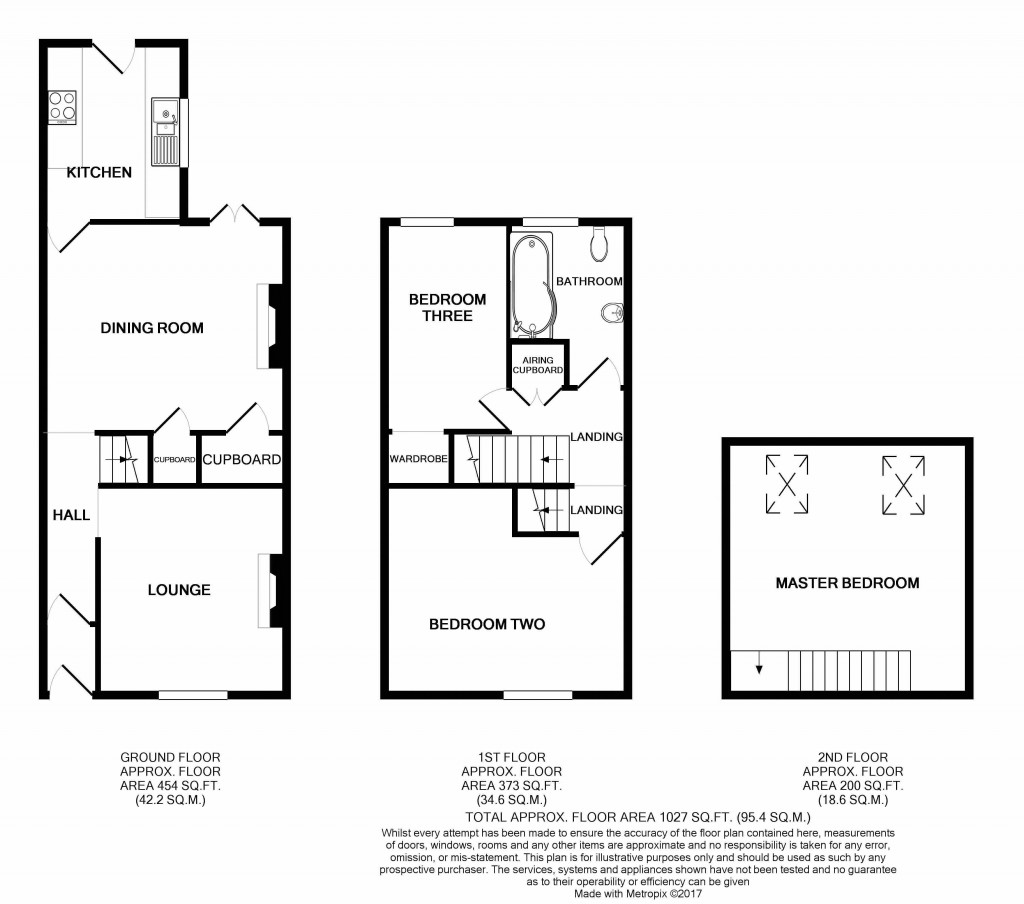 Floorplans For Victoria Avenue, Chard, Somerset, TA20