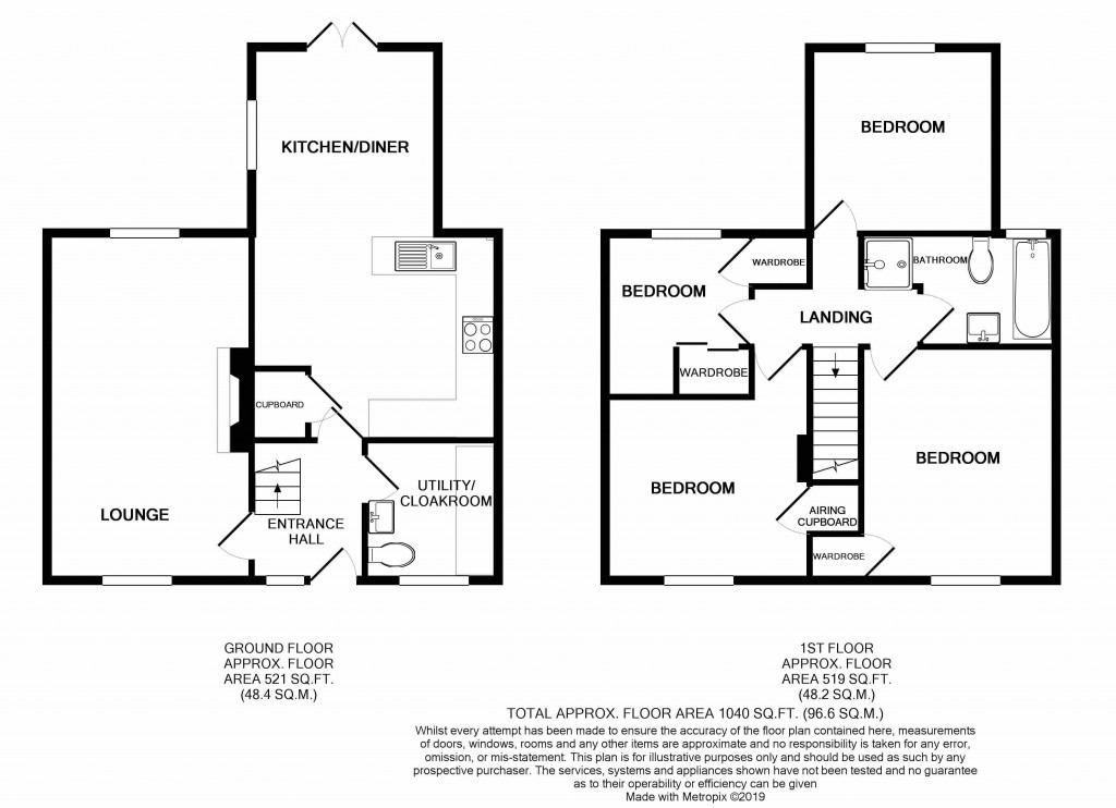 Floorplans For Bubwith Road, Chard, Somerset, TA20