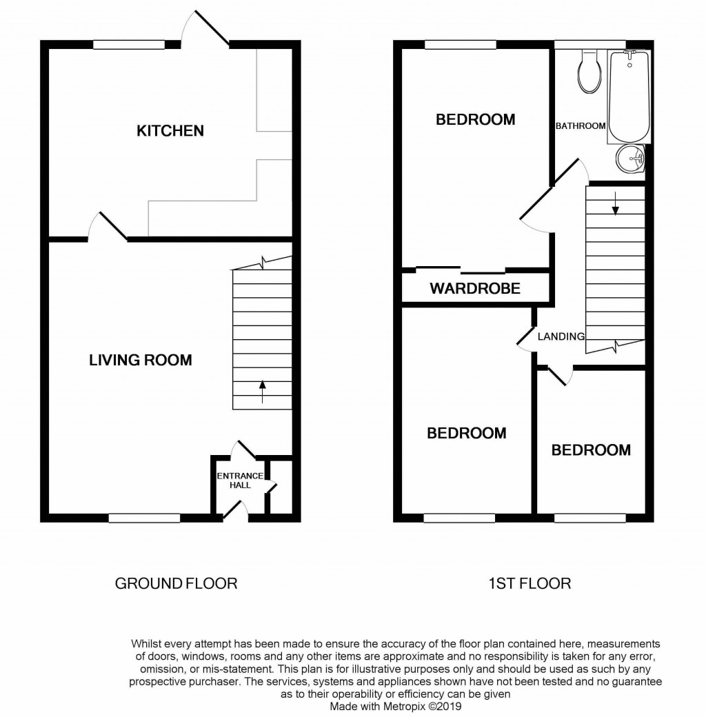 Floorplans For 62 Helmstedt Way, Chard, Somerset, TA20