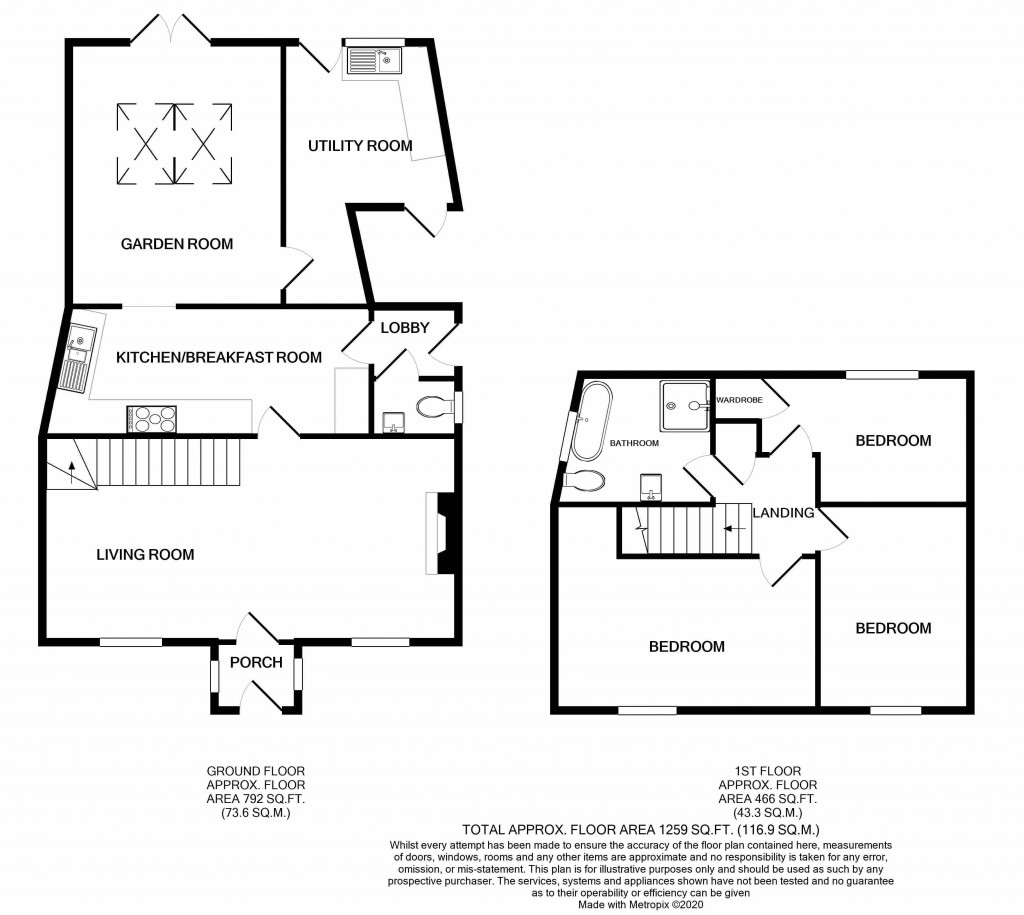 Floorplans For Axminster Road, South Chard, Chard, Somerset, TA20