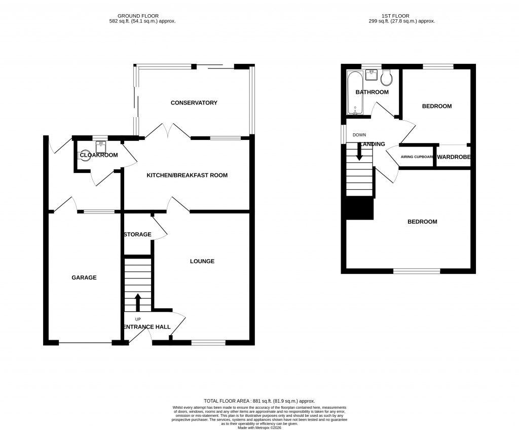 Floorplans For Britannia Way, Chard, Somerset, TA20