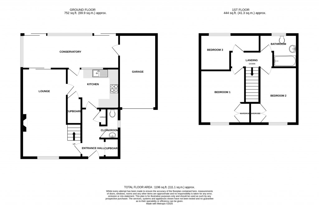Floorplans For Broadoak, Horton, Ilminster, Somerset, TA19