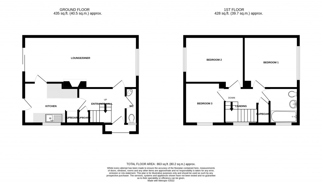 Floorplans For King Athelstan Drive, Chard, Somerset, TA20