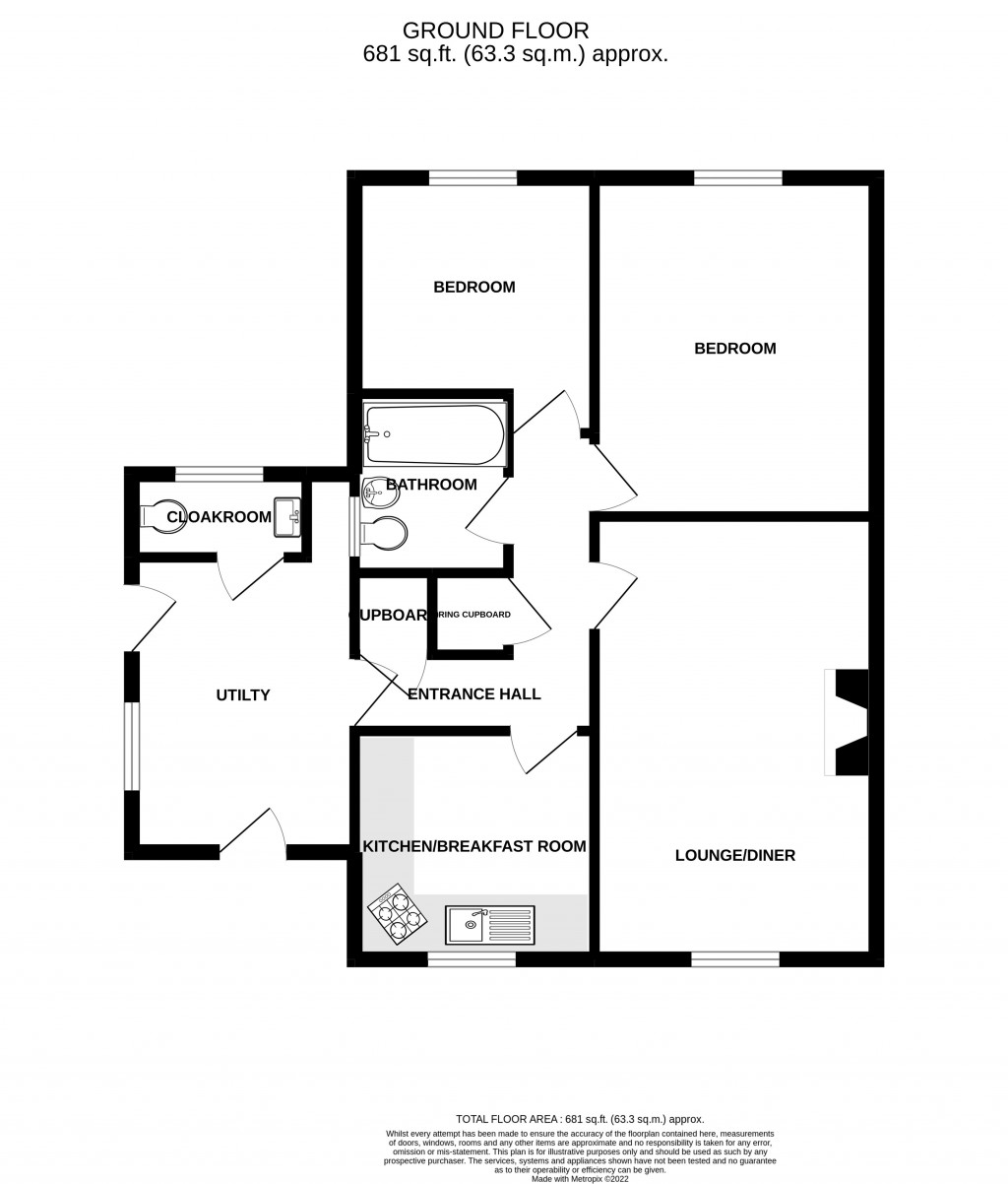 Floorplans For Linkhay Close, South Chard, Somerset, TA20