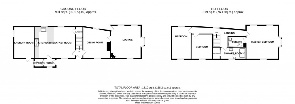 Floorplans For Wadeford, Chard, Somerset, TA20