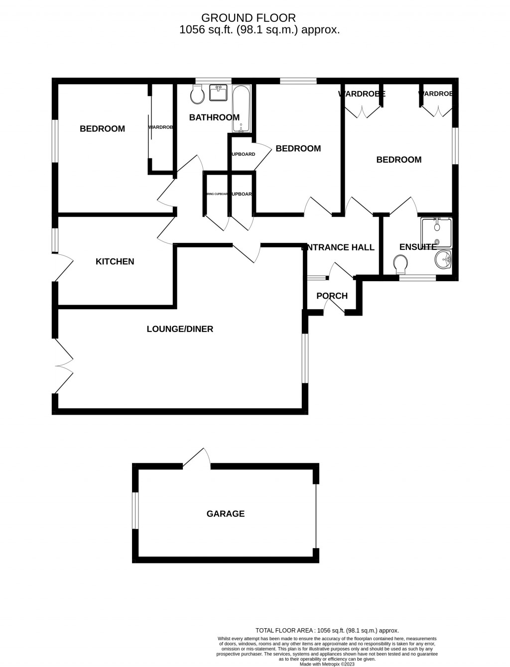 Floorplans For Cedar Close, Glynswood, Chard, Somerset, TA20