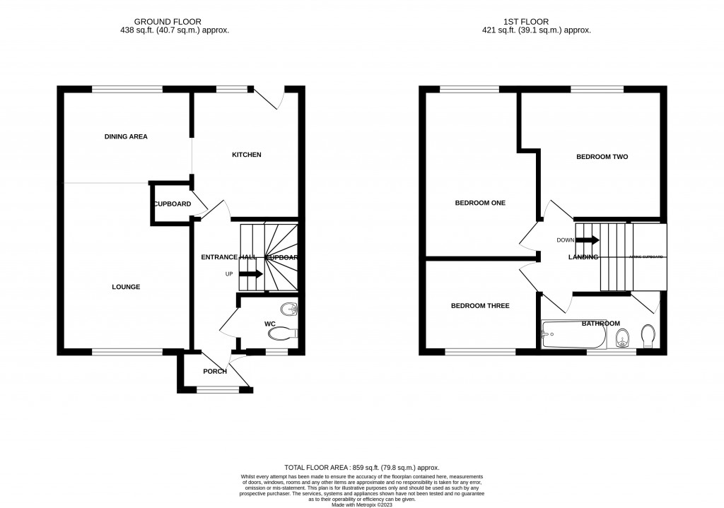 Floorplans For Halcombe Estate, Chard, Somerset, TA20