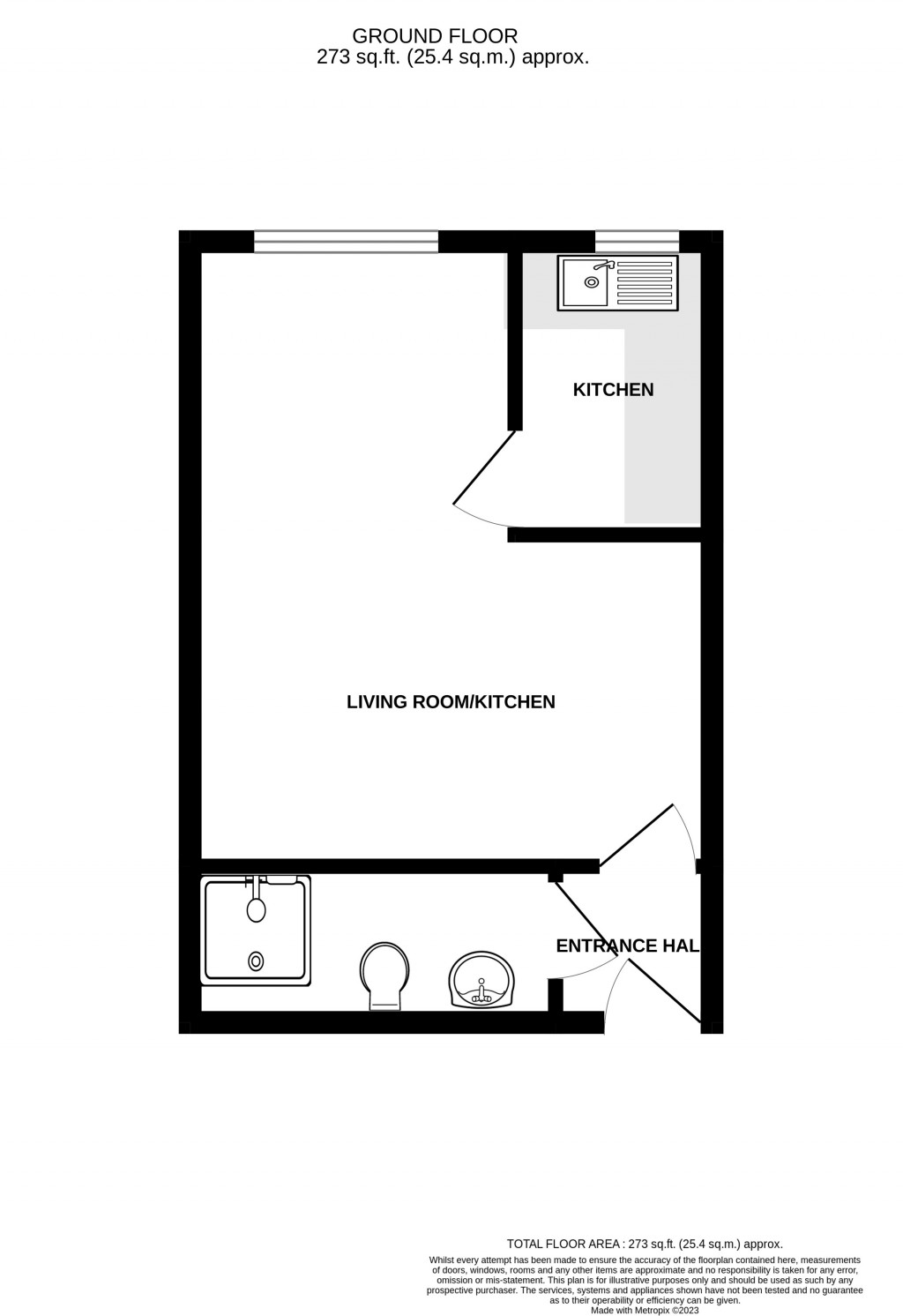 Floorplans For Flat 10 Greenfield House, East Street, Chard, Somerset, TA20