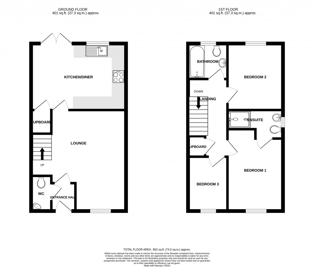 Floorplans For Bobbin Lane, Crimchard, Chard, Somerset, TA20