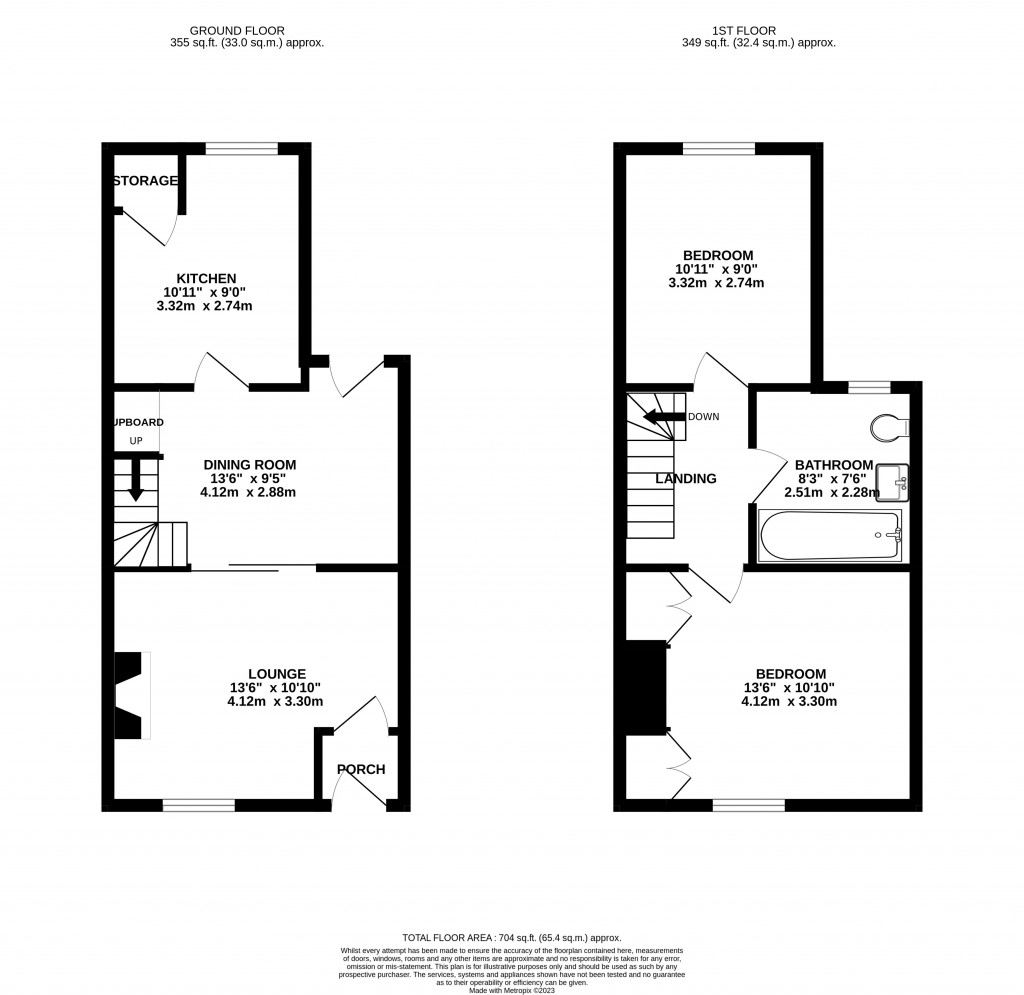 Floorplans For Court Barton, Crewkerne, Somerset, TA18