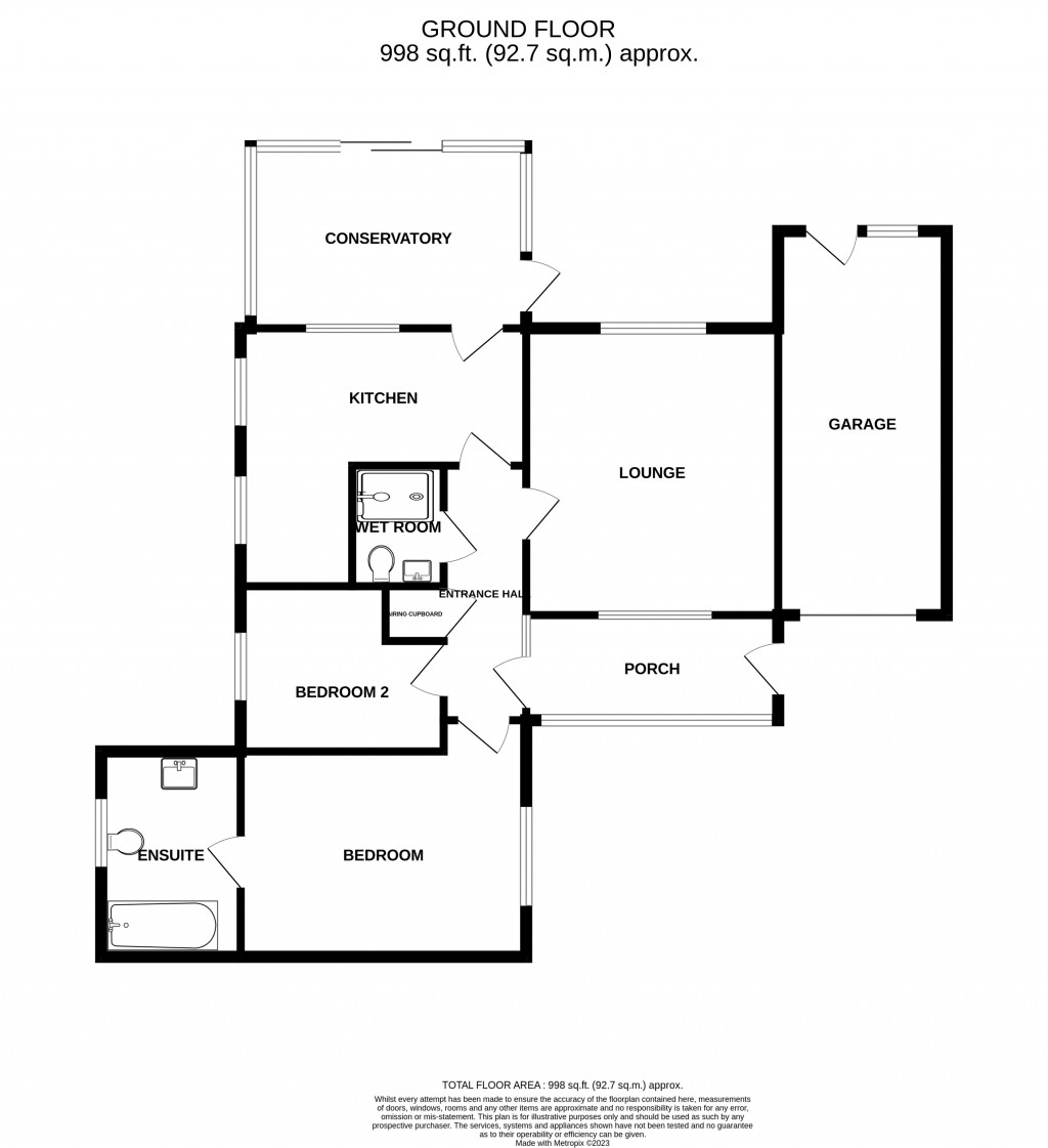 Floorplans For Henderson Drive,, Chard,, Somerset, TA20