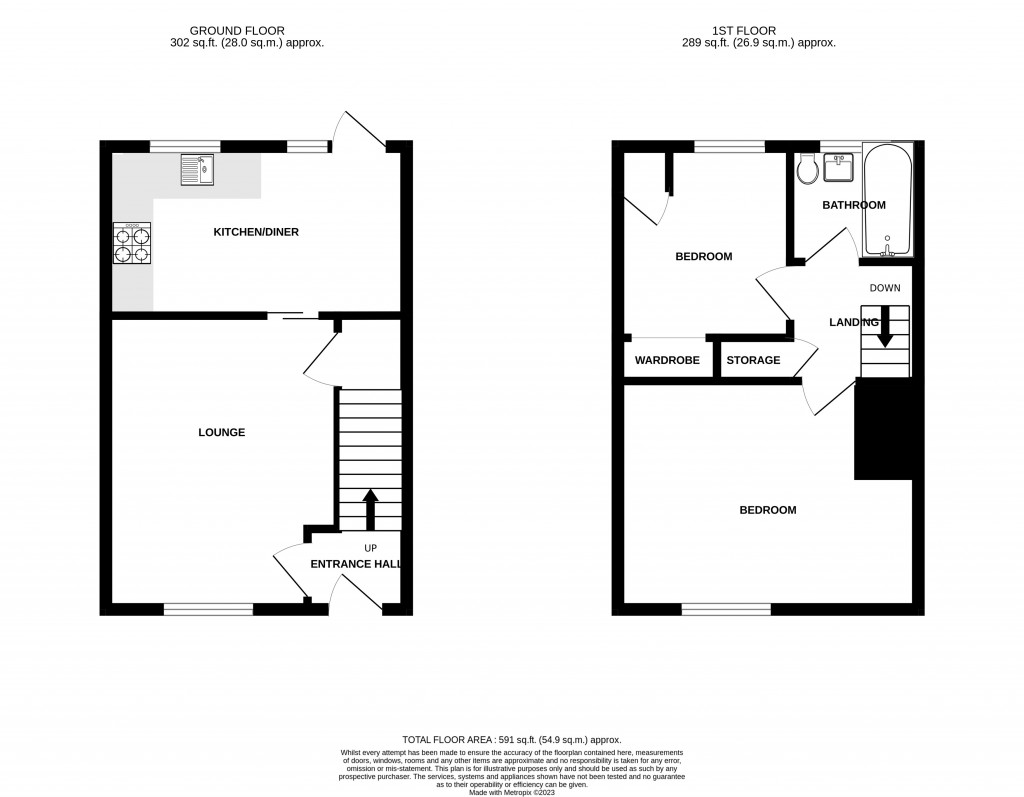 Floorplans For Glanvill Avenue, Chard, Somerset, TA20
