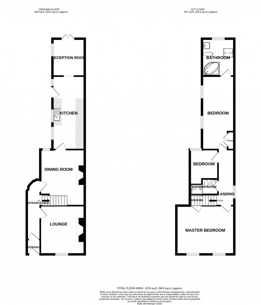 Floorplans For East Street, Chard, Somerset, TA20