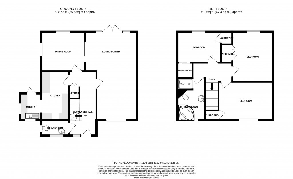 Floorplans For Glynswood, Chard, Somerset, TA20