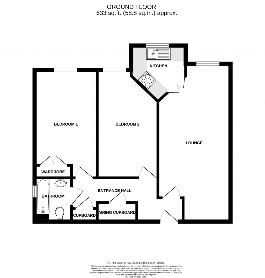 Floorplans For Victoria Court, Chard, Somerset, TA20