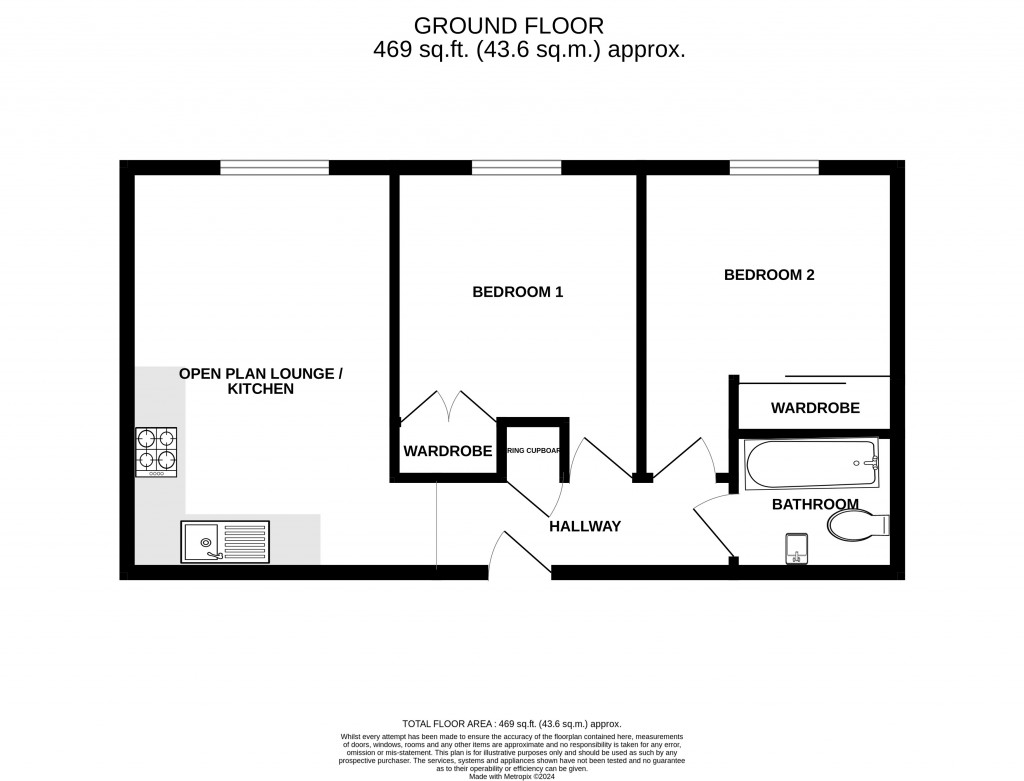 Floorplans For Chataway House, Leach Road, Chard, Somerset, TA20