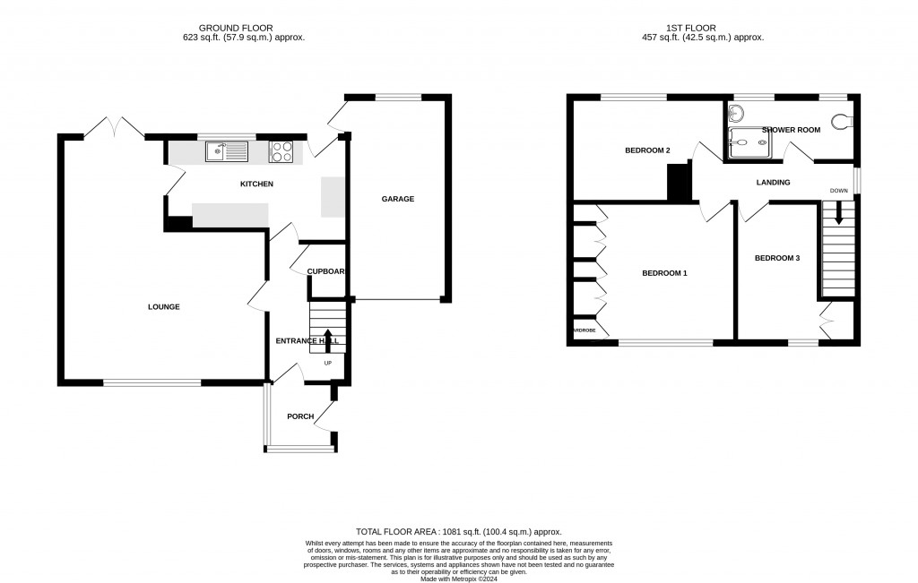 Floorplans For Crimchard, Chard, Somerset, TA20