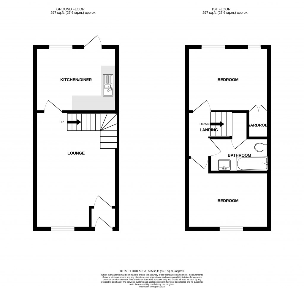 Floorplans For Helmstedt Way, Chard, Somerset, TA20