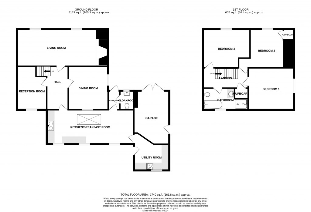 Floorplans For Bulls Lane, Tatworth, Somerset, TA20