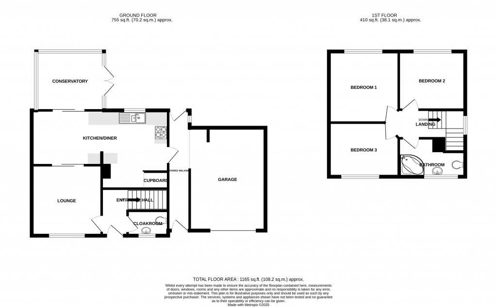 Floorplans For Fairway Rise, Chard, Somerset, TA20