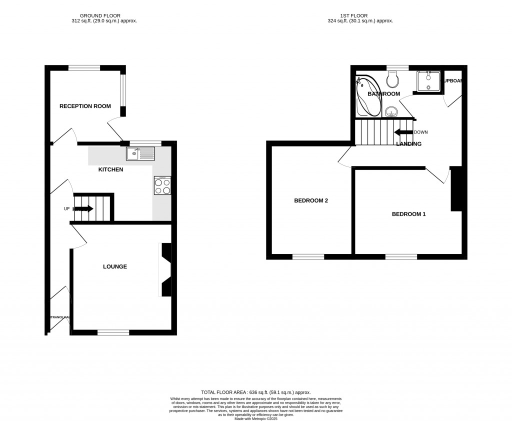Floorplans For Old Town, Chard, Somerset, TA20