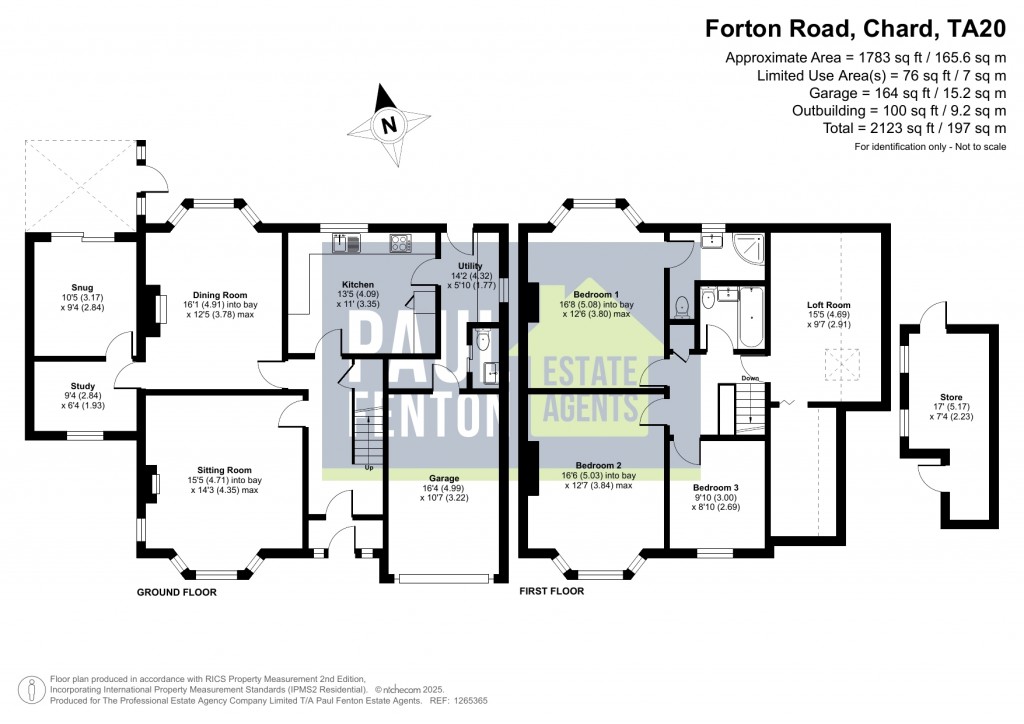 Floorplans For Forton Road, Chard, Somerset, TA20