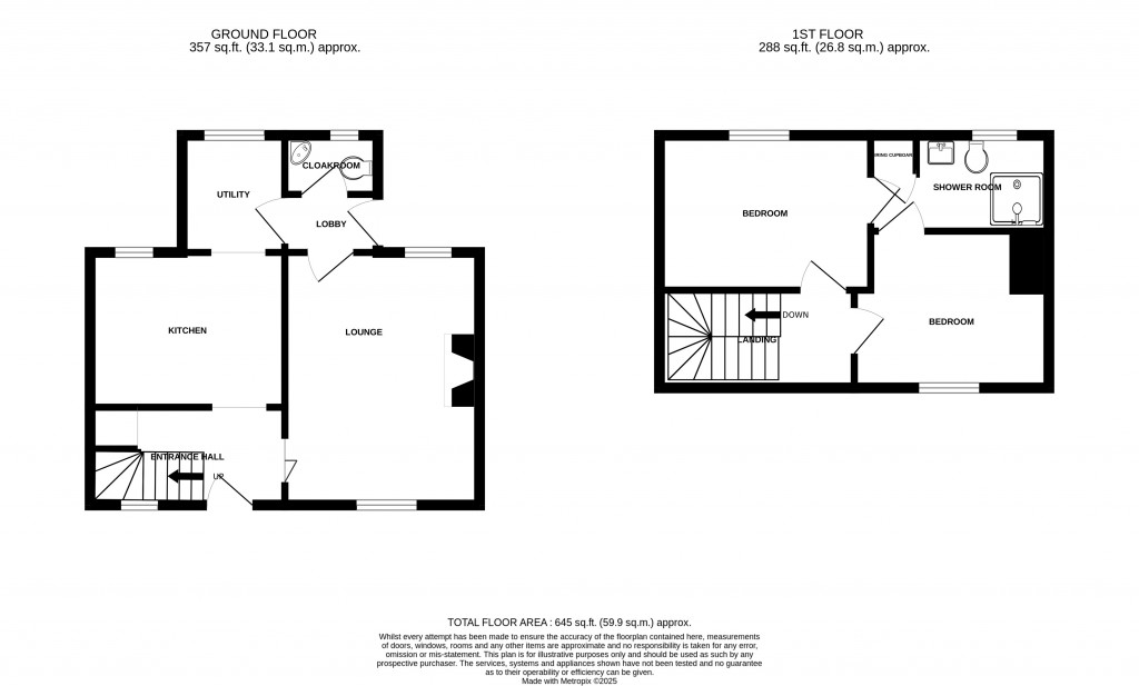 Floorplans For Malthouse, Court Street, Winsham, TA20