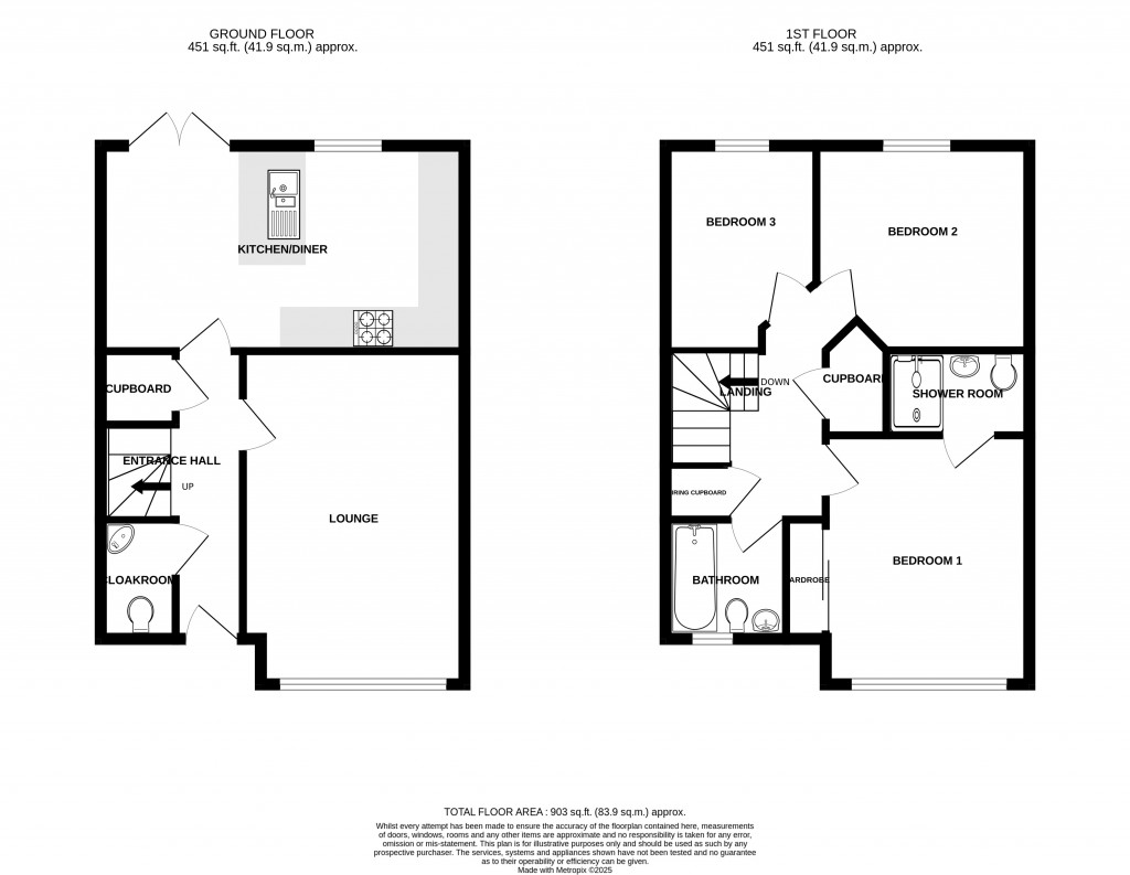 Floorplans For Toll House Way, Chard, Somerset, TA20