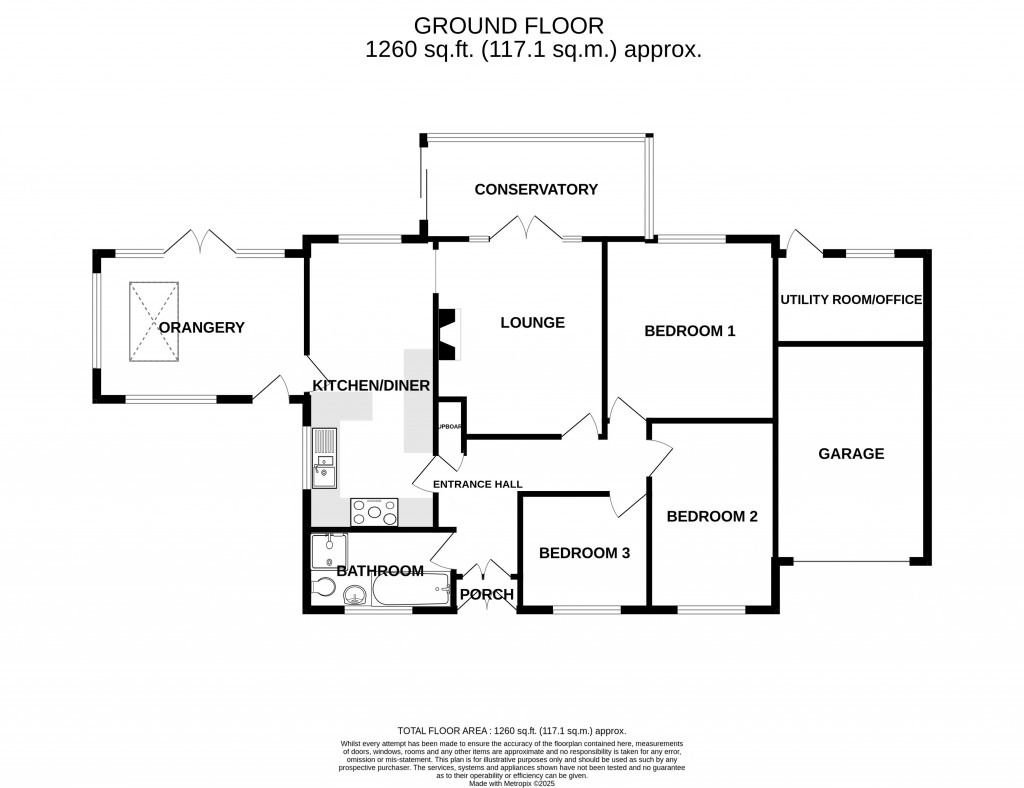 Floorplans For Furnham Crescent,, Chard, Somerset, TA20