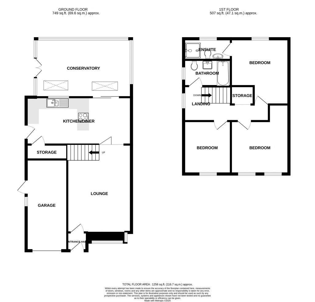 Floorplans For Caraway Close, Chard, Somerset, TA20