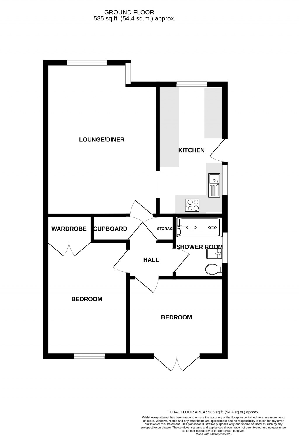 Floorplans For John Gunn Close, Chard, Somerset, TA20