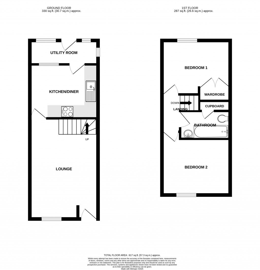 Floorplans For Helmstedt Way, Chard, Somerset, TA20