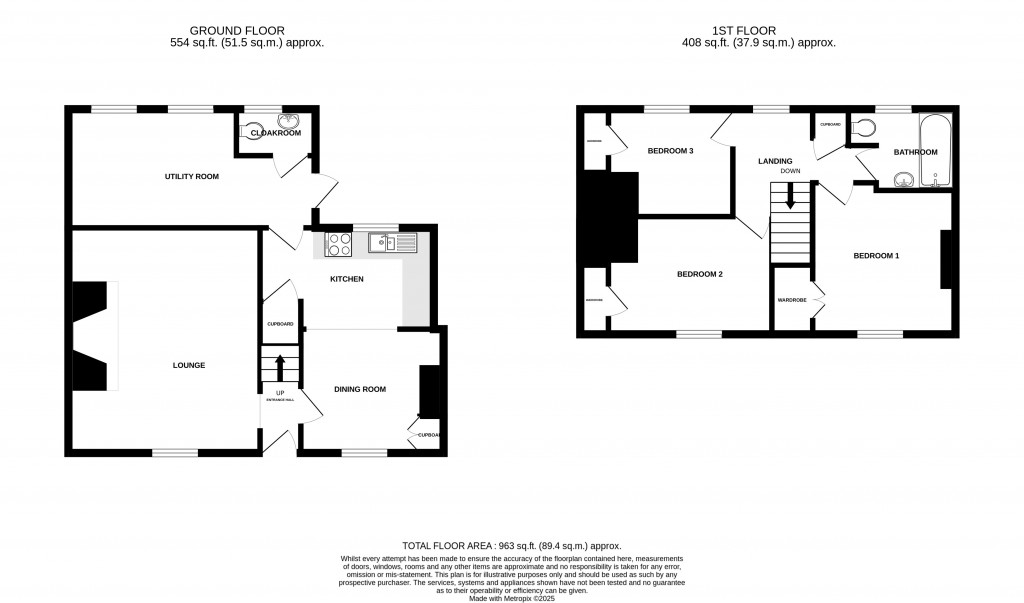 Floorplans For Crimchard, Chard, Somerset, TA20