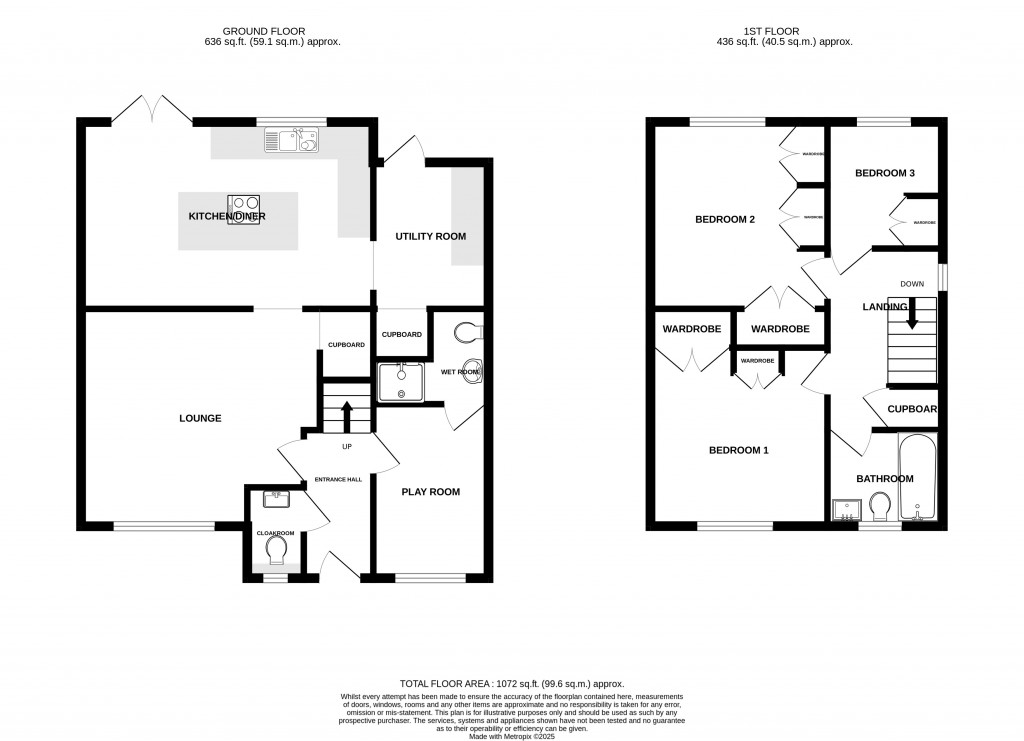 Floorplans For Staples Meadow, Tatworth, Chard, Somerset, TA20