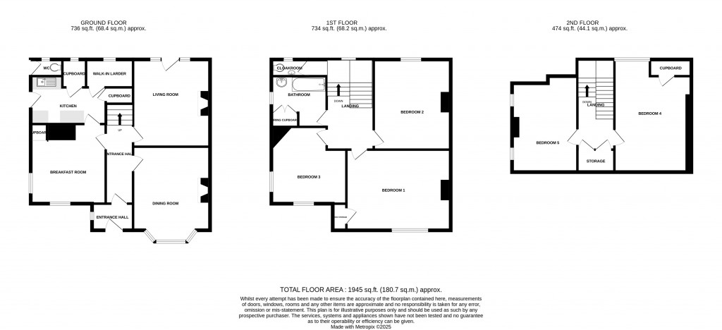 Floorplans For Lyddons Mead, Chard, TA20