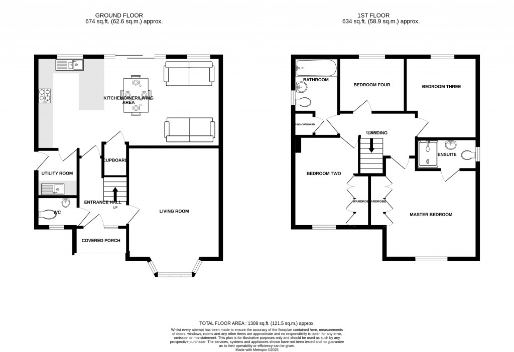 Floorplans For Toll House Way, Chard, Somerset, TA20
