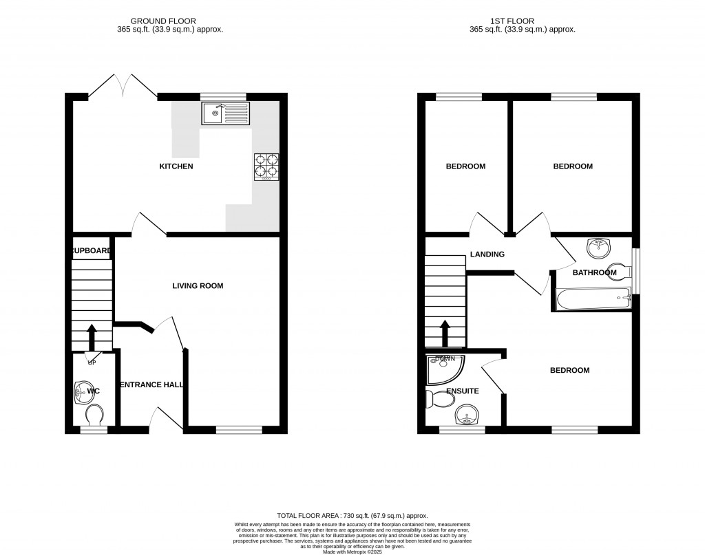 Floorplans For 2 Fulmar Grove, Houndstone, Yeovil, Somerset, BA22