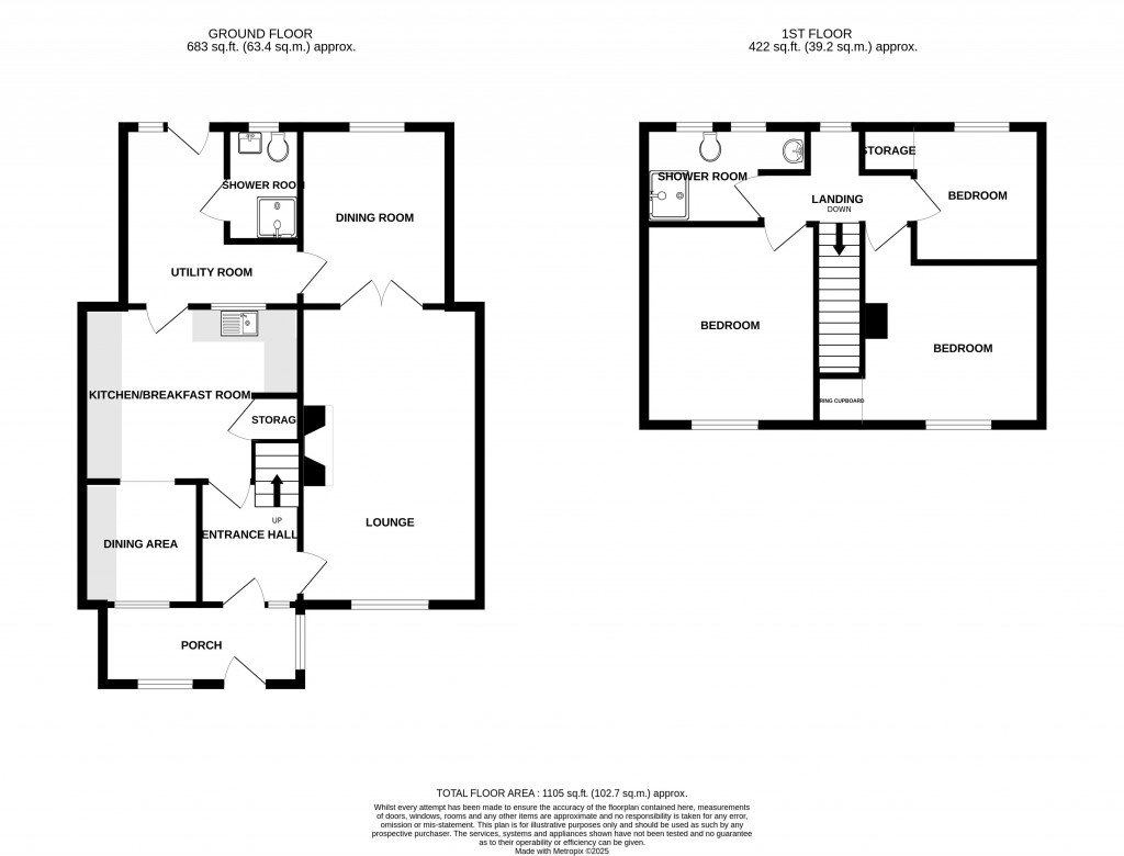Floorplans For Bubwith Road, Chard, Somerset, TA20