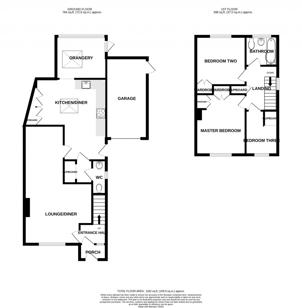 Floorplans For Ravensmead, Chard, Somerset, TA20
