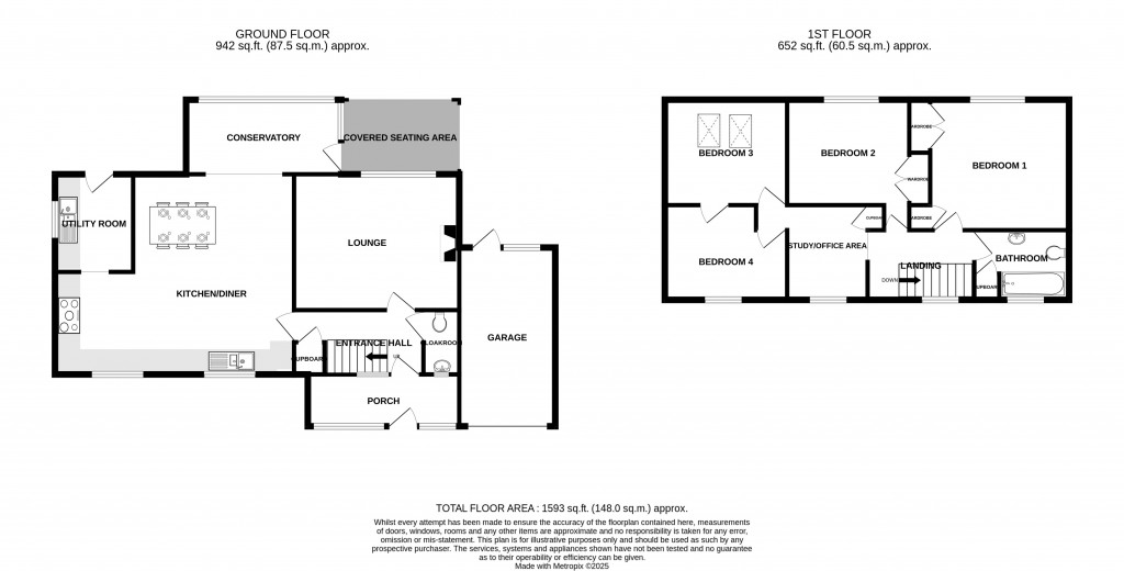 Floorplans For Broadway Road, Broadway, Ilminster, Somerset, TA19