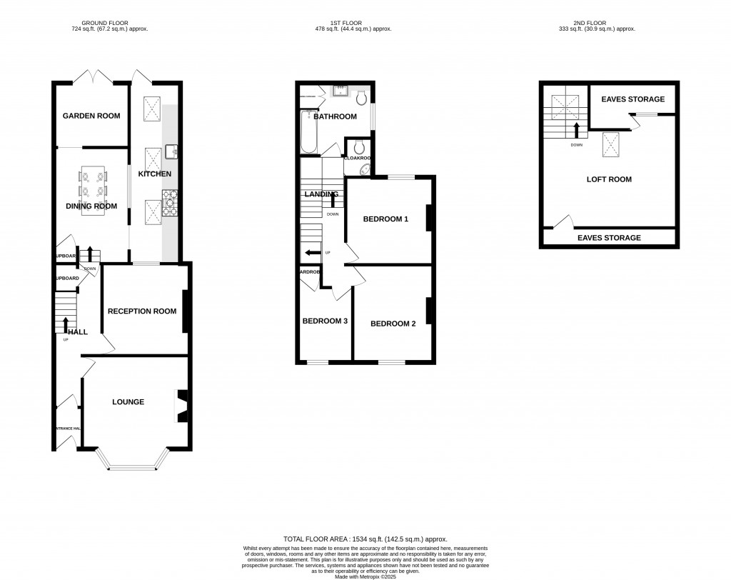 Floorplans For New Road, Ilminster, Somerset, TA19