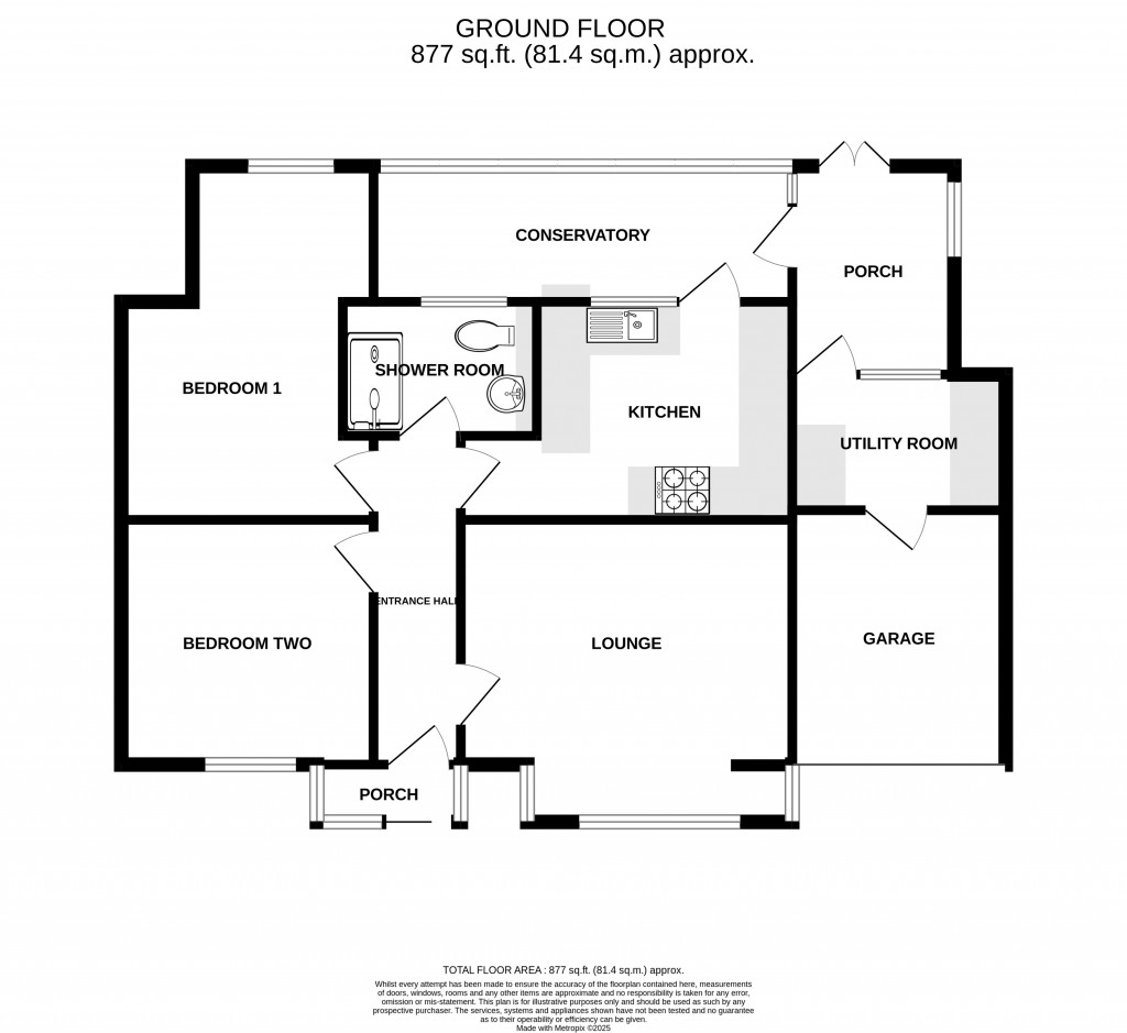 Floorplans For Summerfields Road, Chard, Somerset, TA20