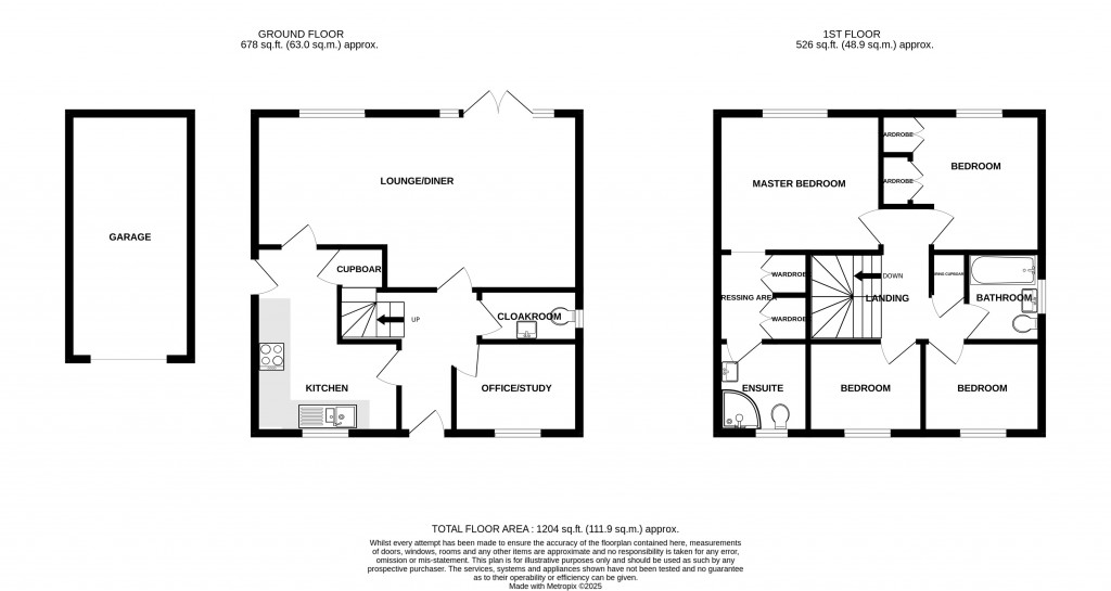 Floorplans For Heron Way, Ilminster, Somerset, TA19