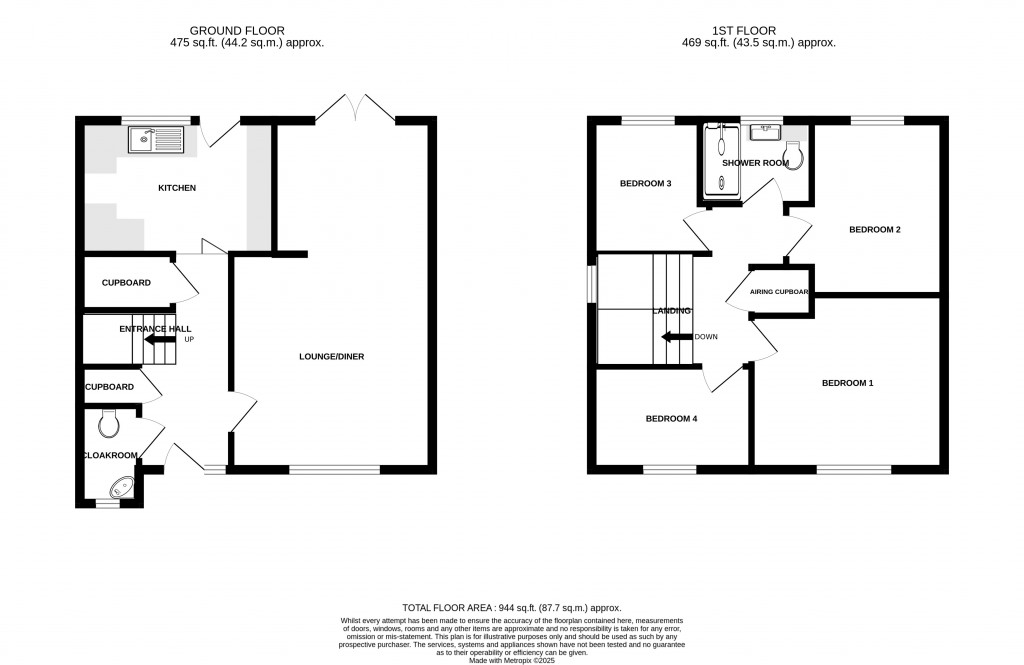 Floorplans For Manor Farm, Chard, Somerset, TA20