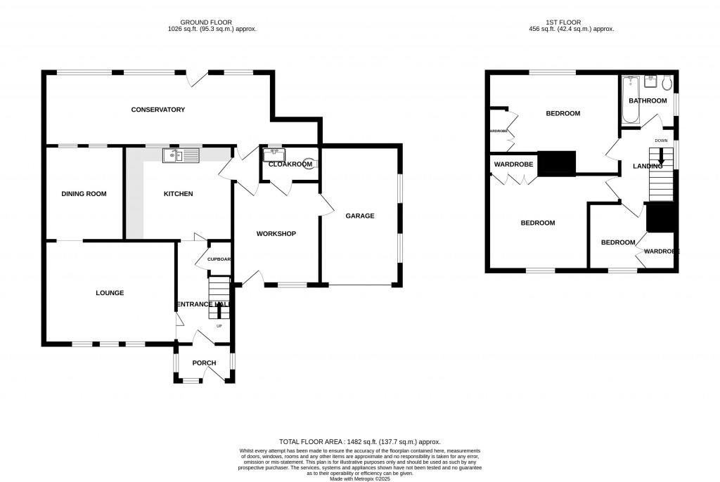 Floorplans For Furze Hill, Chard, Somerset, TA20