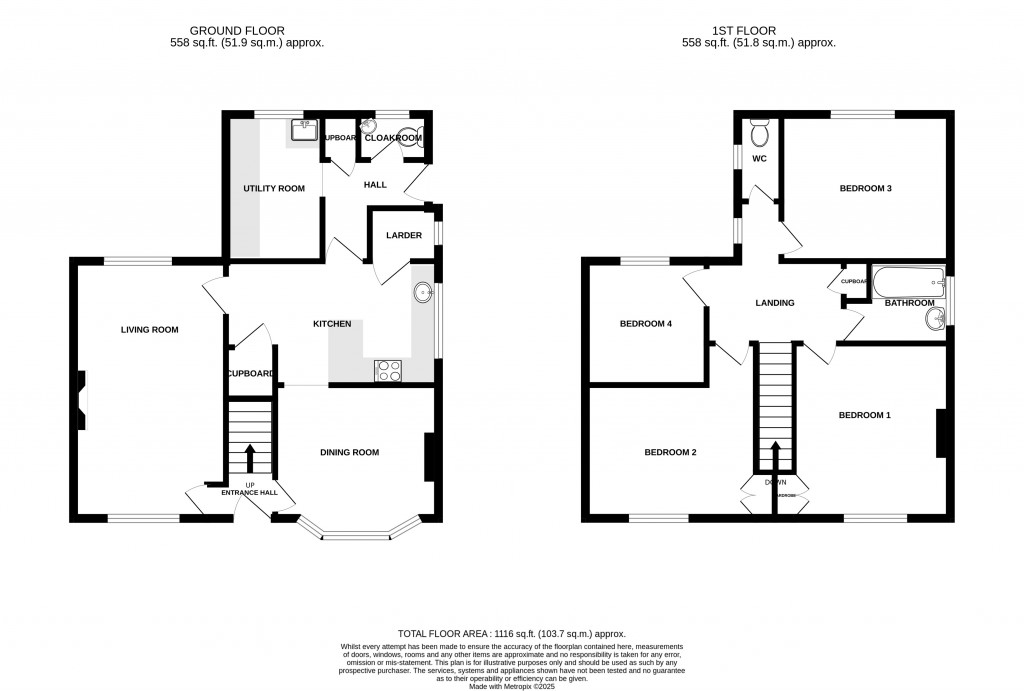 Floorplans For Blackdown View, Ilminster, Somerset, TA19