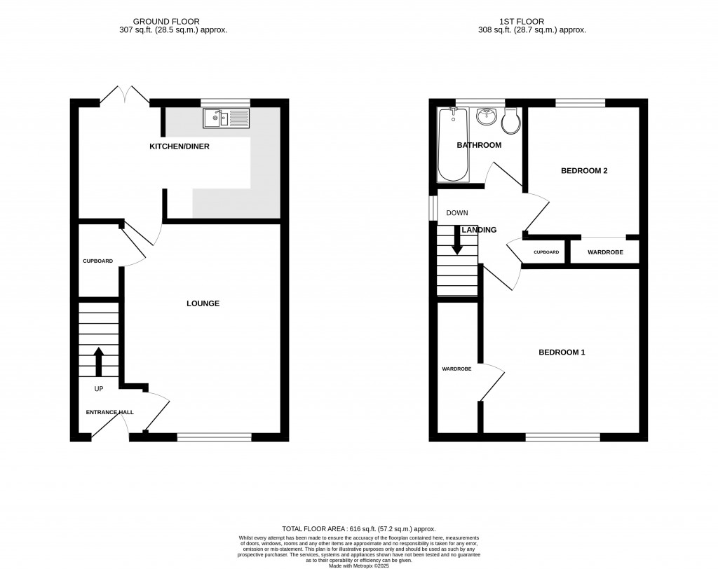 Floorplans For Thorndun Park Drive, Chard, Somerset, TA20