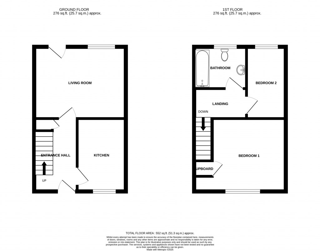 Floorplans For Phelps Close, Chard, Somerset, TA20