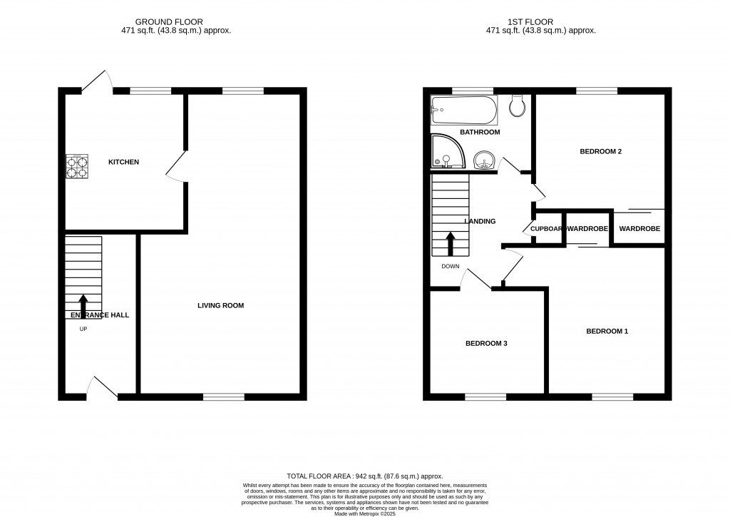 Floorplans For 70A Bower HInton, Bower Hinton, Martock, Somerset, TA12