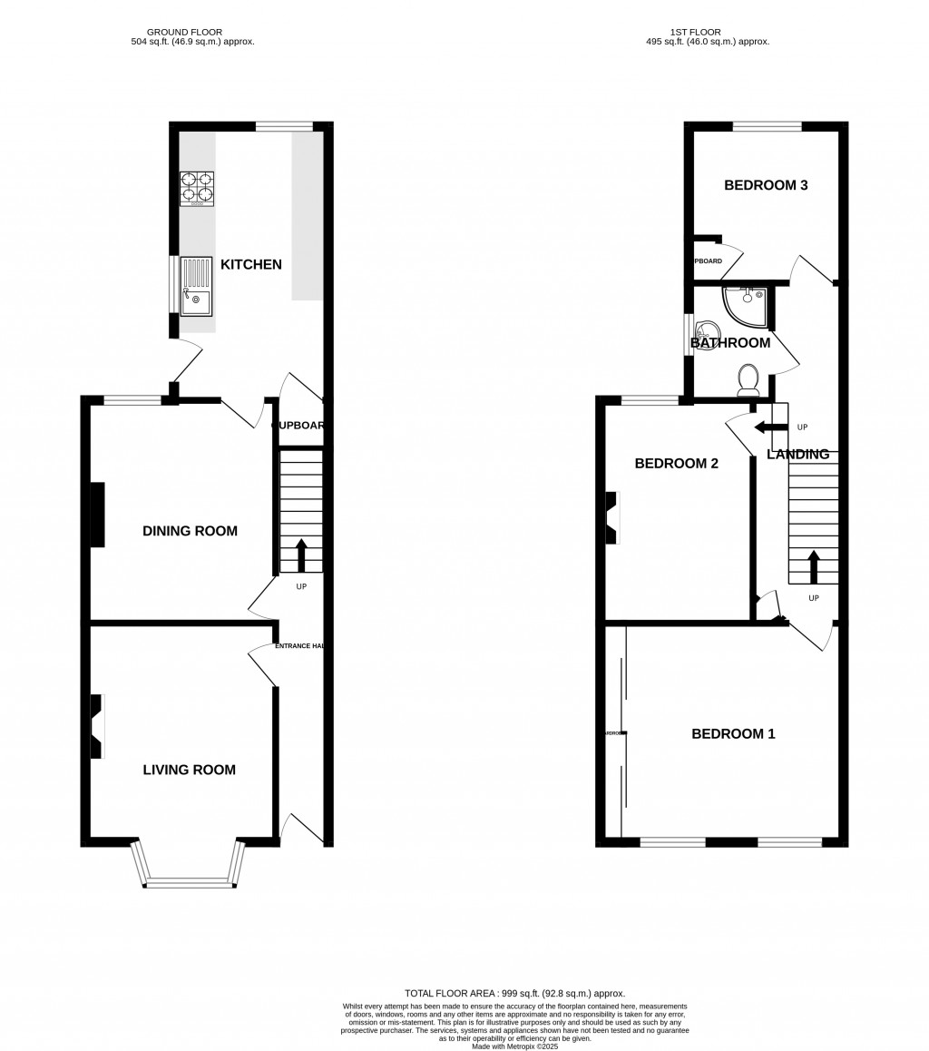 Floorplans For Furnham Road, Chard, Somerset, TA20